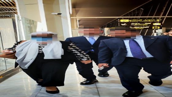 هيئة النزاهة تنشر صورة لعملية استرداد المدانة الهاربة حمدية الجاف من الامارات